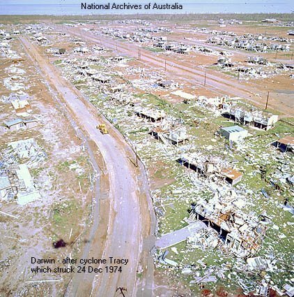 Darwin 1974 after cyclone Tracy